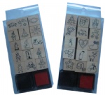 wood stamp design for craft gift
