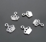 metal embellishments crown charms for scrapbooking