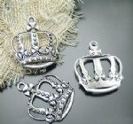 Alloy crown charms for craft