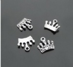 Metal crown charms wholesale