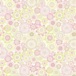Printed flower pattern paper for scrapbooking