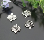 Decorating trees silver charms for bracelet