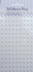 White 135pcs 3mm adhesive pearls sticker-slef adhesive pearls