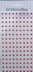 Red 3mm 135pcs adhesive pearls sticker-slef adhesive pearls