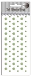 69pcs Green decorative craft self adhesive gem sticker