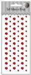 69pcs Red decorative craft self adhesive gem sticker