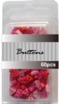 Red set assort mini triangle buttons wholesale-6mm plastic buttons