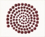100pcs wine gems sticker