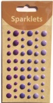 self adhesive enamel dots-violet collection-embellishments