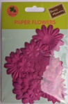 Lipstick collection scrapbook paper flowers-paper petals-embellishments