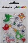 cartoon colorful clear stamp for scrapbooking