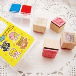 craft wooden stamp for scrapbooking